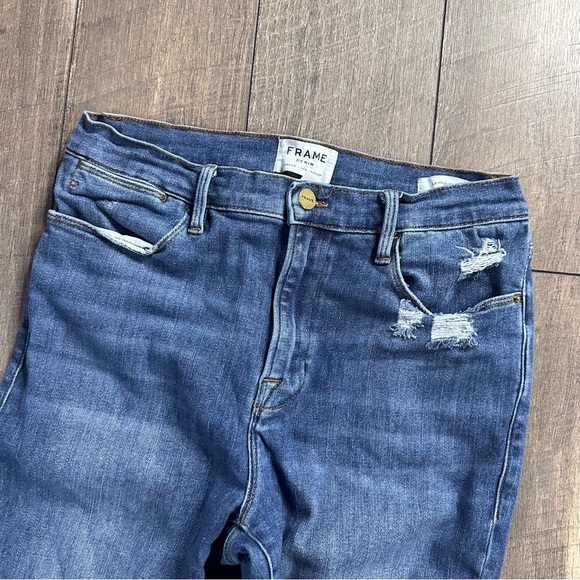 Frame Le Hi Rise Skinny Jeans - Picture 3 of 9